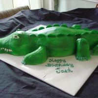 Crocodile Cake My heartfelt thanks to Theresa (sweetTcakes) for all her construction help on this one as well as to nati for her how to. I ran out of time...