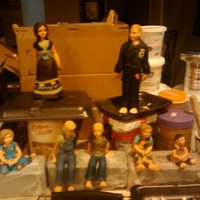 Gumpaste Family For Bohemian Wedding Cake I made a w wedding cake for a dear friend and she requested that her entire family was sculpted in gumpaste and put on the cake... She got...
