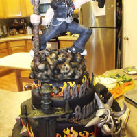 Brutal Legend (Heavy Metal Theme) Game Cake I made this cake for my son Jakob, for his 10th Birthday party , which was over the weekend.(jan 30, 2010)It is based on his favorite XBOX...