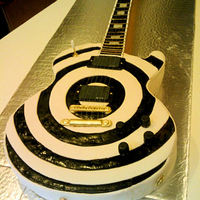 Zakk Wylde Guitar Cake ( Life Size) Zakk Wylde custom bullseye Gibson Les Paul guitar cake ,(life size / scale size )almost 100% edible , (the strings are not edible.. and...