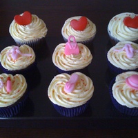 All Things Little Girls Love:) Made this for my daughter....toppings are fondant:) I just wanted to add that all toppers are made free hand....I am fairly new to cake...