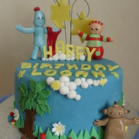 In The Night Garden Cake my 2nd fondant cake