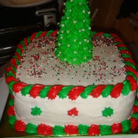 Christmas Tree Cake 