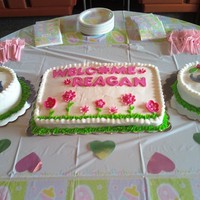 Little Miss Reagan For my step-sister's baby shower... the nursery decor was pink flowers but she really wanted the jungle theme shower so here is a...