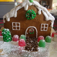 Ginger Bread House Cake 
