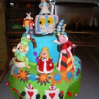 Alice In Wonderland Alice in Wonderland cake made as a display piece for the California Restaurant Association. Made as a group with other students at American...