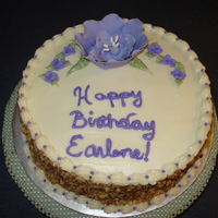 Flower Carrot Cake 