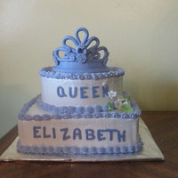 Queen Cake dominican cake with guava filling. all decorations are edible.
