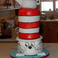 The Cat In The Hat The Cat in the Hat made for my nephews 3rd birthday. All cake with the exception of the teapot which is RKT's. Hand painted. Many...