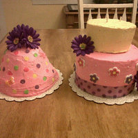 3 Tier Cupcake Cake Round base with hand carved "cupcake cake" on top (no pic of it assembled, sorry) and also an extra 10" cake and a small...
