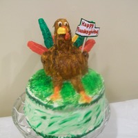 Rosty bottom is an ice cream cake. turkey is cake and rice cripys