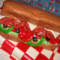 Sub Sandwich Cake 