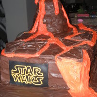 Star Wars Lava Cake 