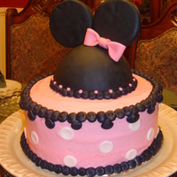 Gwen's Minnie Mouse Cake This was a spur of the moment cake. I had no idea what I was going to do when I started it. I love the way it turned out and the customer...