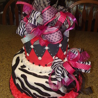 Janet's Surprise The client called and said she wanted a birthday cake that was hot pink and zebra striped. She said "Surprise me!" I love the way...