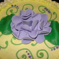 Hydrangeas This was my first attempt at any kind of flower making. Hydrangeas are my very favorite. I'm happy with the outcome.