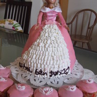 My Daughter's 6Th Birthday Cake My daughter loves princess so I made it.