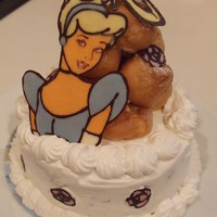 Princess Cake This is Cinderella cake for my daughter.