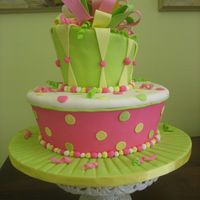 Fondant Whimsey Cake Fondant with gumpaste accents