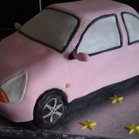 Pink Ford Ka Car 