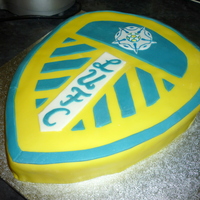 Leeds United Football Cake Copied best I could from the LUFC logo.