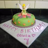 Tinkerbell I've never been to cake classes and this is my first attempt at sugar modelling. Tinkerbell took me 2 evenings after work to complete...