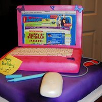 Laptop Cake Laptop cake
