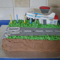 Airplane Cake Birthday cake for my friends Airplane mad little boy. He even knew it was a Cessna! Buttercream and fondant, wings and tricky bits made...