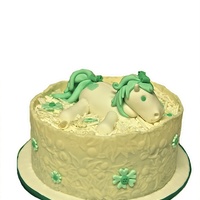 Green Pony Cake I was asked to make a cake for a lady that loved horses and her favourite colour was green. The pony is made from fondant icing, the cake...