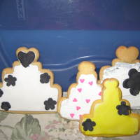 Wedding Cookies For Bridal Shower Made assorted shaped butter & shortbread cookies for my daughter's bidal shower. Used fondant on some and others I used royal...