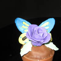 Michele's Bridal Shower I made these flowerpot cakes for daughter's bridal shower. This was one of an assortment.First gum paste rose I ever made. Cake was...