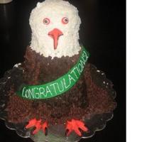 Eagle Scout Cake My cousin graduated to be an Eagle Scout right before you left to go away to college... I made this as a "Congrats" and "...