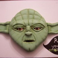 Yoda Cake I really surprised myself on this one...