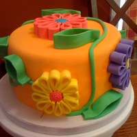 Happy Cake! This was a cake I made for my family. It put everyone in a great mood!