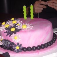 Daughter's 21St Birthday This is the very first cake that I have made with fondant! It was so fun to make.