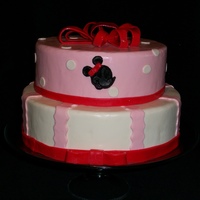 Minnie This was a trial and error cake. The bow was a flop! Better luck next time...