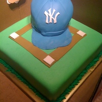 Baseball Cake I was not happy with the hat