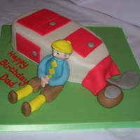 Dad's Golf Bag Cake 