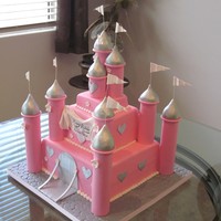 Pink Castle Cake This is a replica castle that i made of a cake originally done by PInk Cake Box. Pretty easy to do, and the customer loved it! Thanks for...