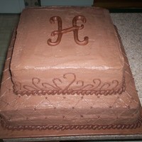 Groom's Cake I had almost completed this cake when my airconditioner acted up. The buttercream melted. It was such a mess! I stayed up all night and...