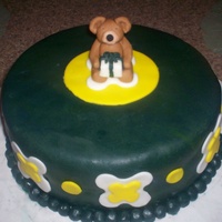 Teddy Bear Cake I talked to my friend this afternoon about my making a birthday cake for her husband. She is picking it up in the morning, so I only had...