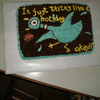 Pigeon Finds A Hot Dog From Mo Willems book "pigeon finds a hot dog." This line is clearly the best in the entire story.