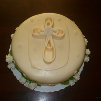 Lexi's Dedication Cake This cake was for my daughter's dedication at church today. It was inspired by one done by berni2611. Thank you!! It's a...