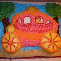 Chloie's Cake Strawberry cake with chocolate frosting underneath buttercream frosting