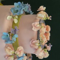 Welcome Baby Girl This cake was for a friend who is having a little girl. Thanks to Granny3angels for her fabulous baby shoes template. The flowers are...