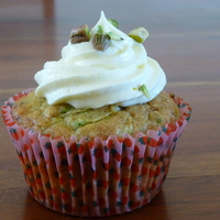 Zucchini & Pistachio Spice Cake With Lime Frosting Yum!