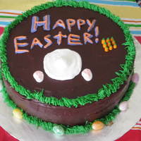 Easter Cake Italian Rainbow Cookie cake.