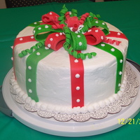 Christmas Package Cake I made this for my company right after I finished my Wilton 2 class. It was a huge hit and I was hook from that point on.