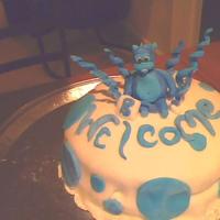 Monkey Cake For Munky Inspired by wonderful cakes from CC. It's a snickerdoodle cake with cinnamon buttercream (found from recipes) Everything fondant. I...