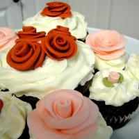 My Cuppiecakes This is my first batch of cupcakes, and my first attempt at making roses.... I'm addicted!
